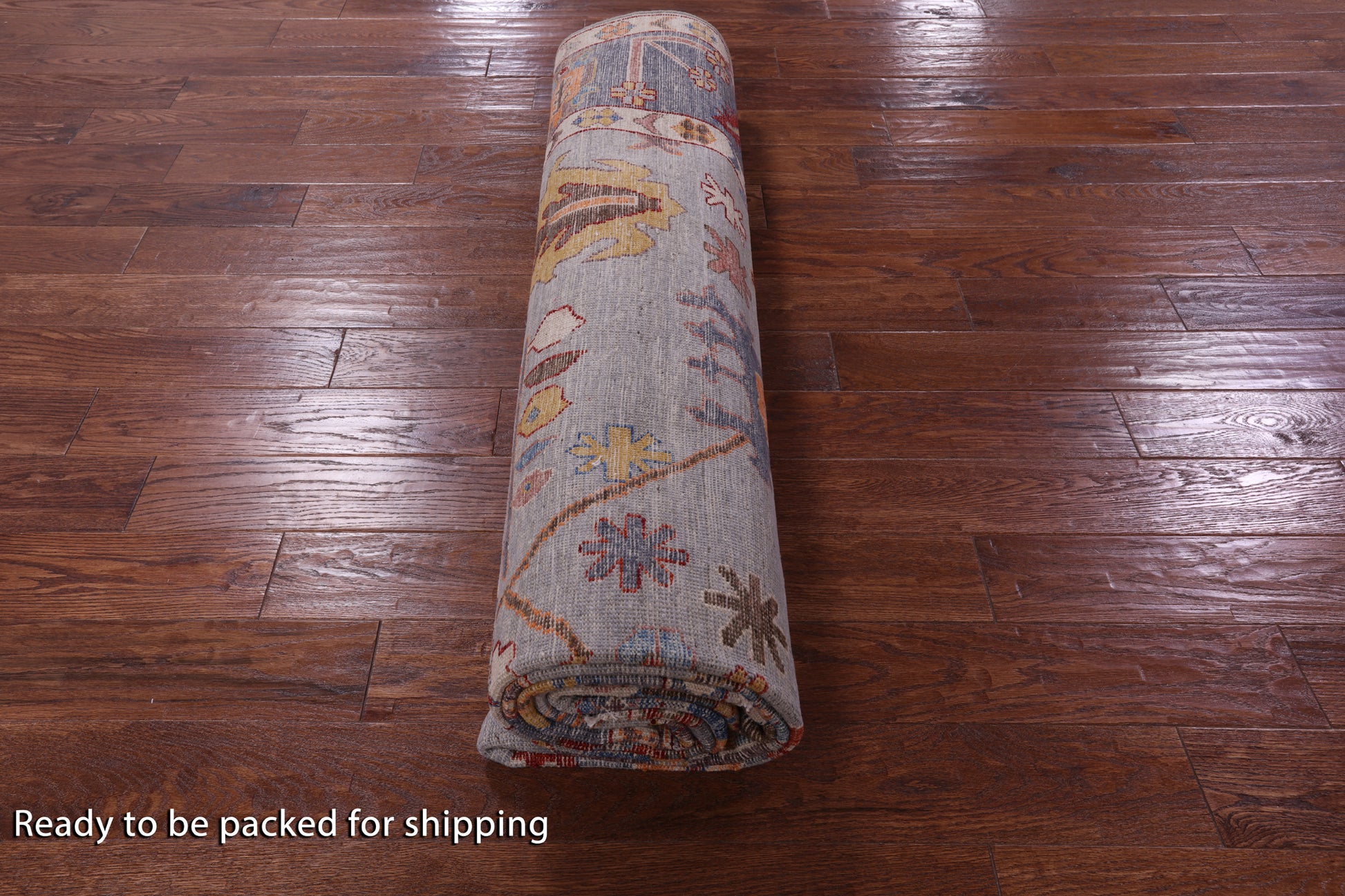 Turkish Oushak Hand Knotted Wool Rug - 8' 9" X 11' 9" - Golden Nile