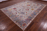 Turkish Oushak Hand Knotted Wool Rug - 8' 9" X 11' 9" - Golden Nile