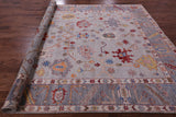 Turkish Oushak Hand Knotted Wool Rug - 8' 9" X 11' 9" - Golden Nile
