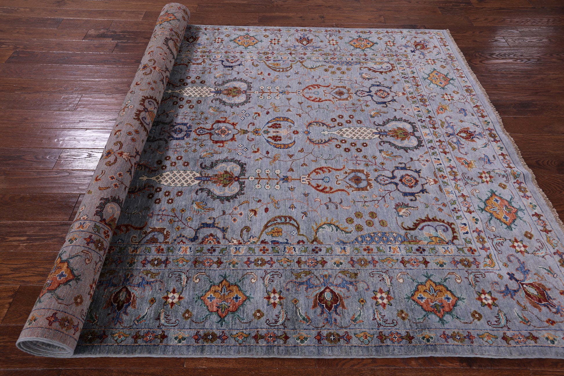 Peshawar Hand Knotted Wool Rug - 6' 5" X 10' 0" - Golden Nile