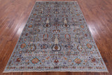 Peshawar Hand Knotted Wool Rug - 6' 5" X 10' 0" - Golden Nile