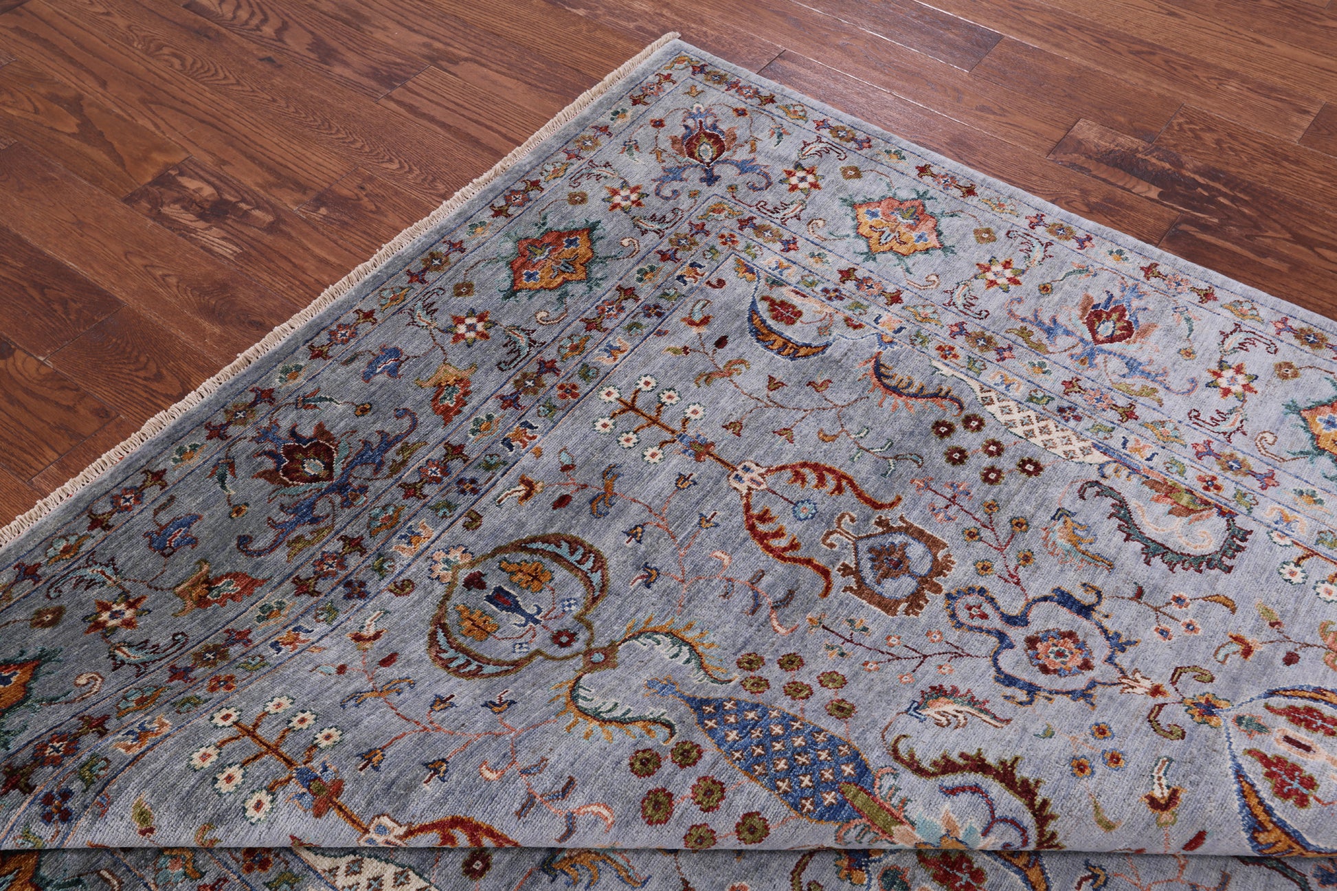 Peshawar Hand Knotted Wool Rug - 6' 5" X 10' 0" - Golden Nile