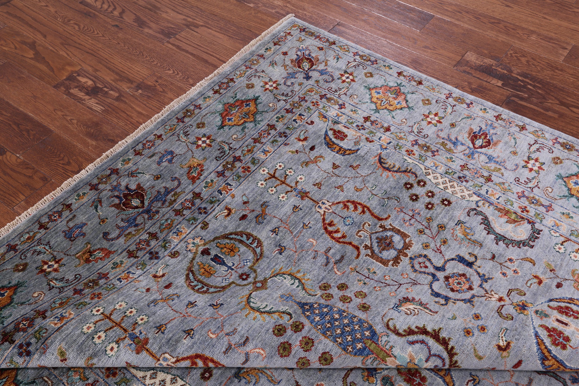 Peshawar Hand Knotted Wool Rug - 6' 5" X 10' 0" - Golden Nile