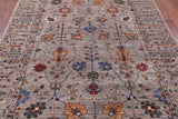 Peshawar Hand Knotted Wool Rug - 6' 9" X 9' 7" - Golden Nile