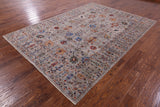 Peshawar Hand Knotted Wool Rug - 6' 9" X 9' 7" - Golden Nile