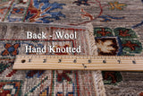 Peshawar Hand Knotted Wool Rug - 6' 9" X 9' 7" - Golden Nile