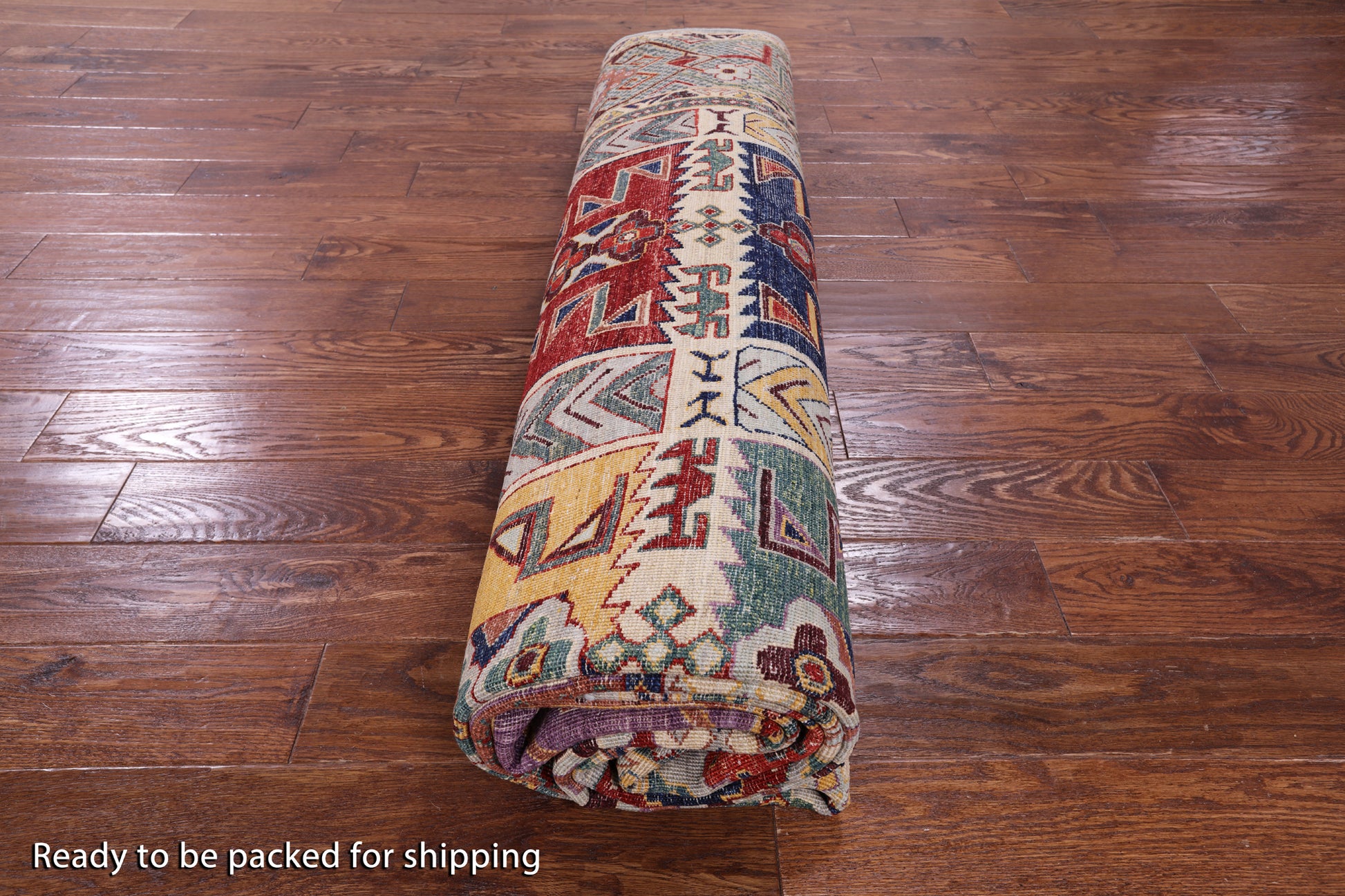 Persian Fine Serapi Handmade Wool Rug - 8' 10" X 11' 5" - Golden Nile