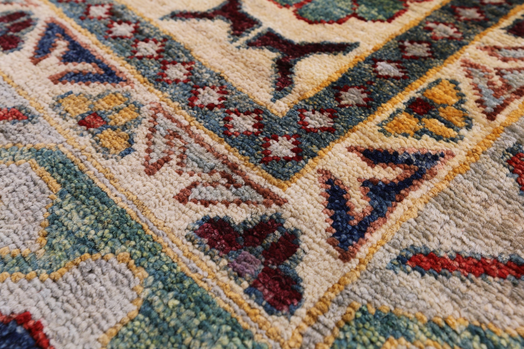 Persian Fine Serapi Handmade Wool Rug - 8' 10" X 11' 5" - Golden Nile