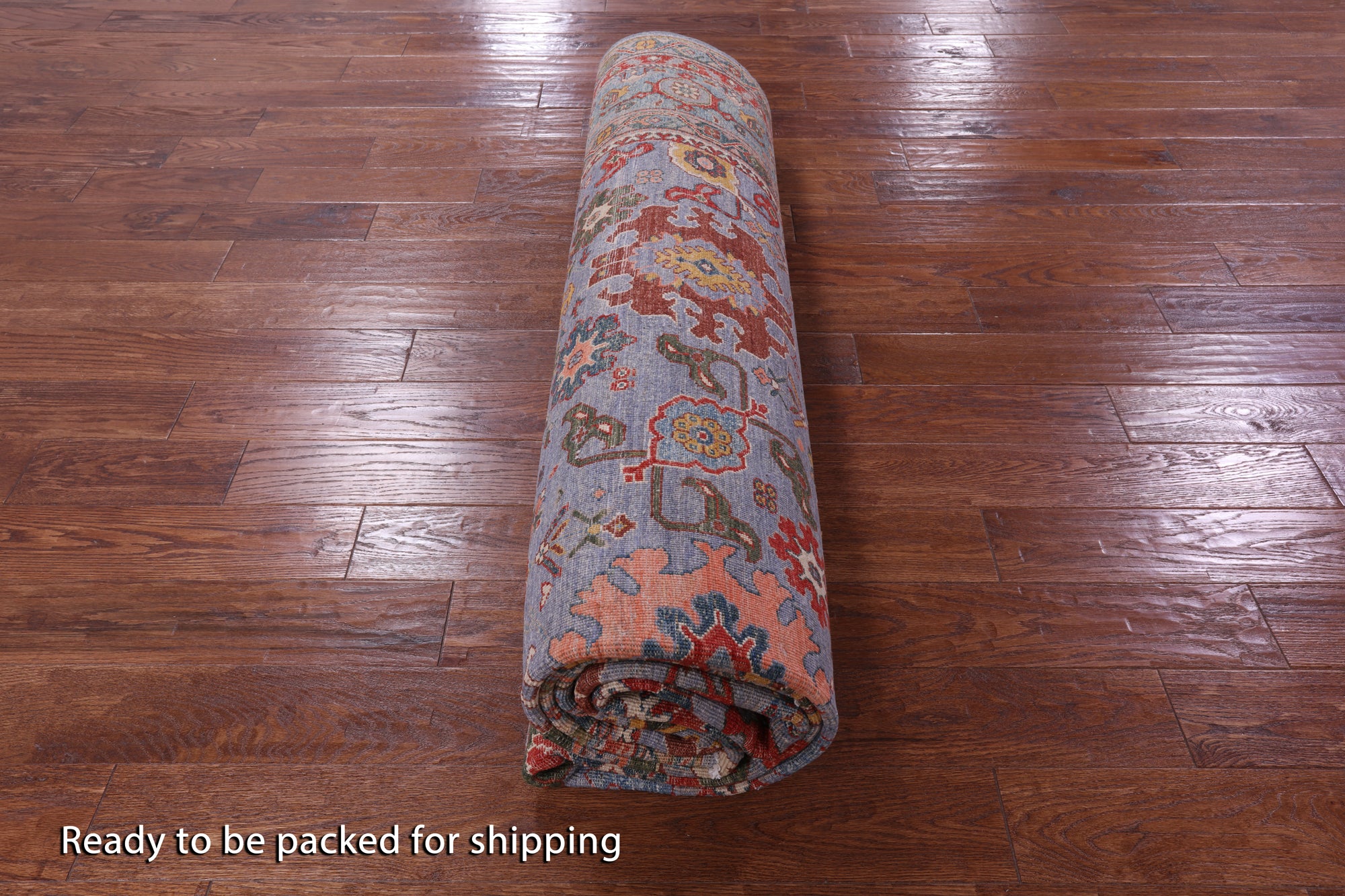 Persian Fine Serapi Hand Knotted Wool Rug - 9' 1" X 11' 9" - Golden Nile