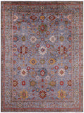 Persian Fine Serapi Hand Knotted Wool Rug - 9' 1" X 11' 9" - Golden Nile