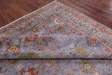 Persian Fine Serapi Hand Knotted Wool Rug - 9' 1" X 11' 9" - Golden Nile