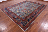Persian Fine Serapi Hand Knotted Wool Rug - 9' 0" X 11' 8" - Golden Nile