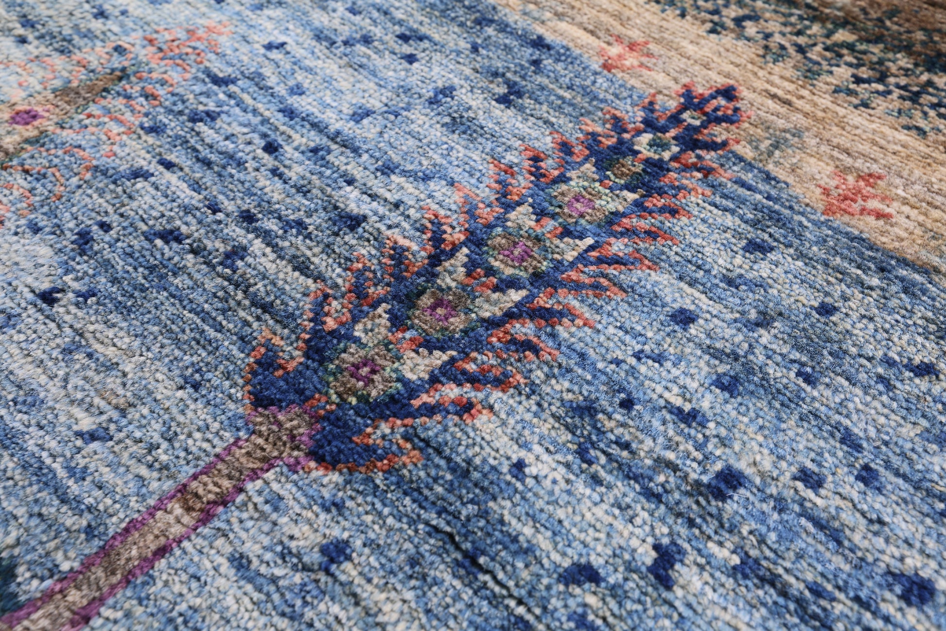 Tribal Persian Gabbeh Handmade Wool Rug - 8' 1" X 10' 0" - Golden Nile
