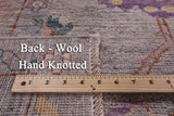 Grey Turkish Oushak Hand Knotted Wool Rug - 7' 11" X 9' 9" - Golden Nile