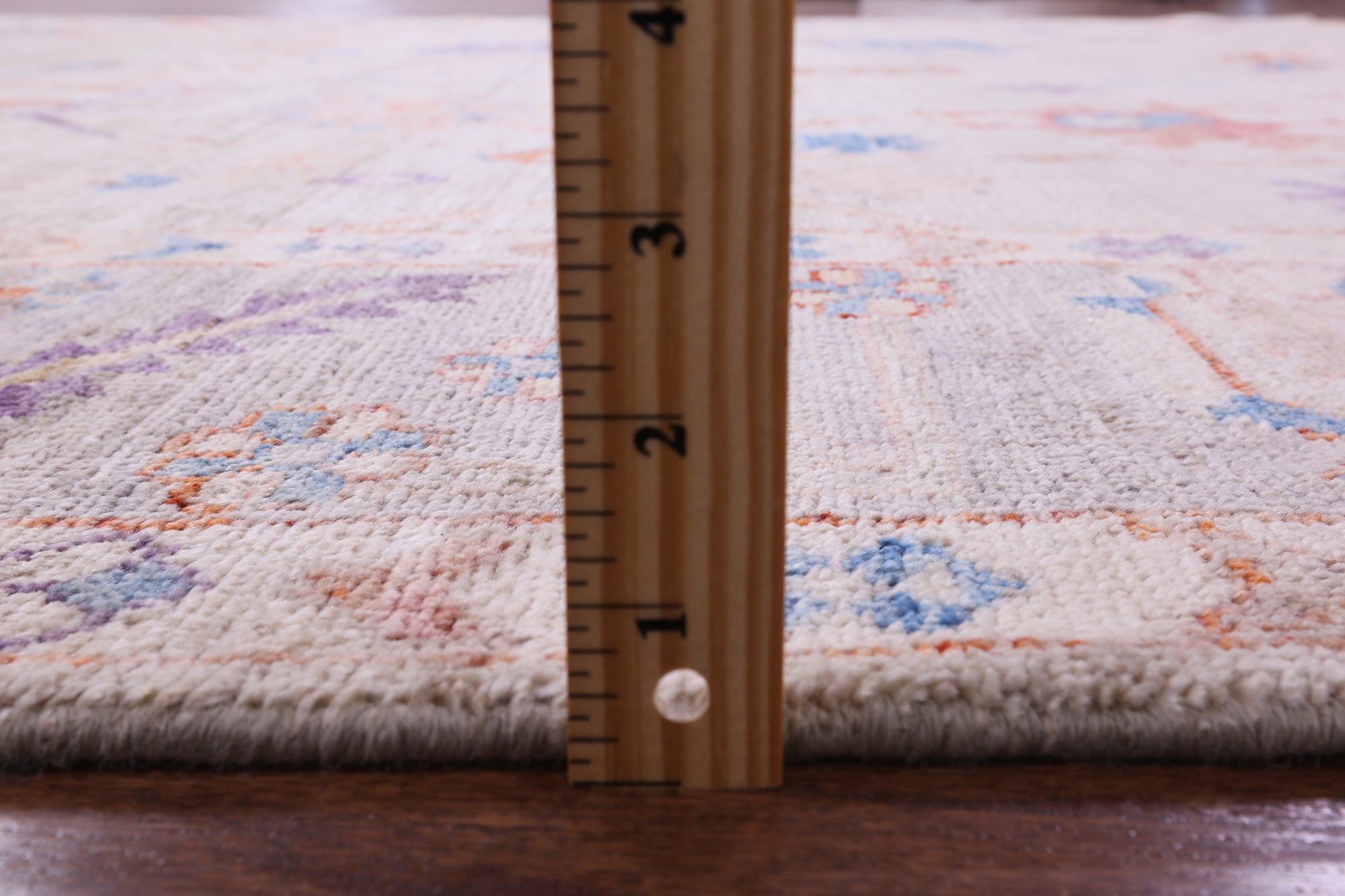 Grey Turkish Oushak Hand Knotted Wool Rug - 8' 2" X 9' 9" - Golden Nile