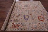 Turkish Oushak Hand Knotted Wool Rug - 8' 0" X 9' 7" - Golden Nile