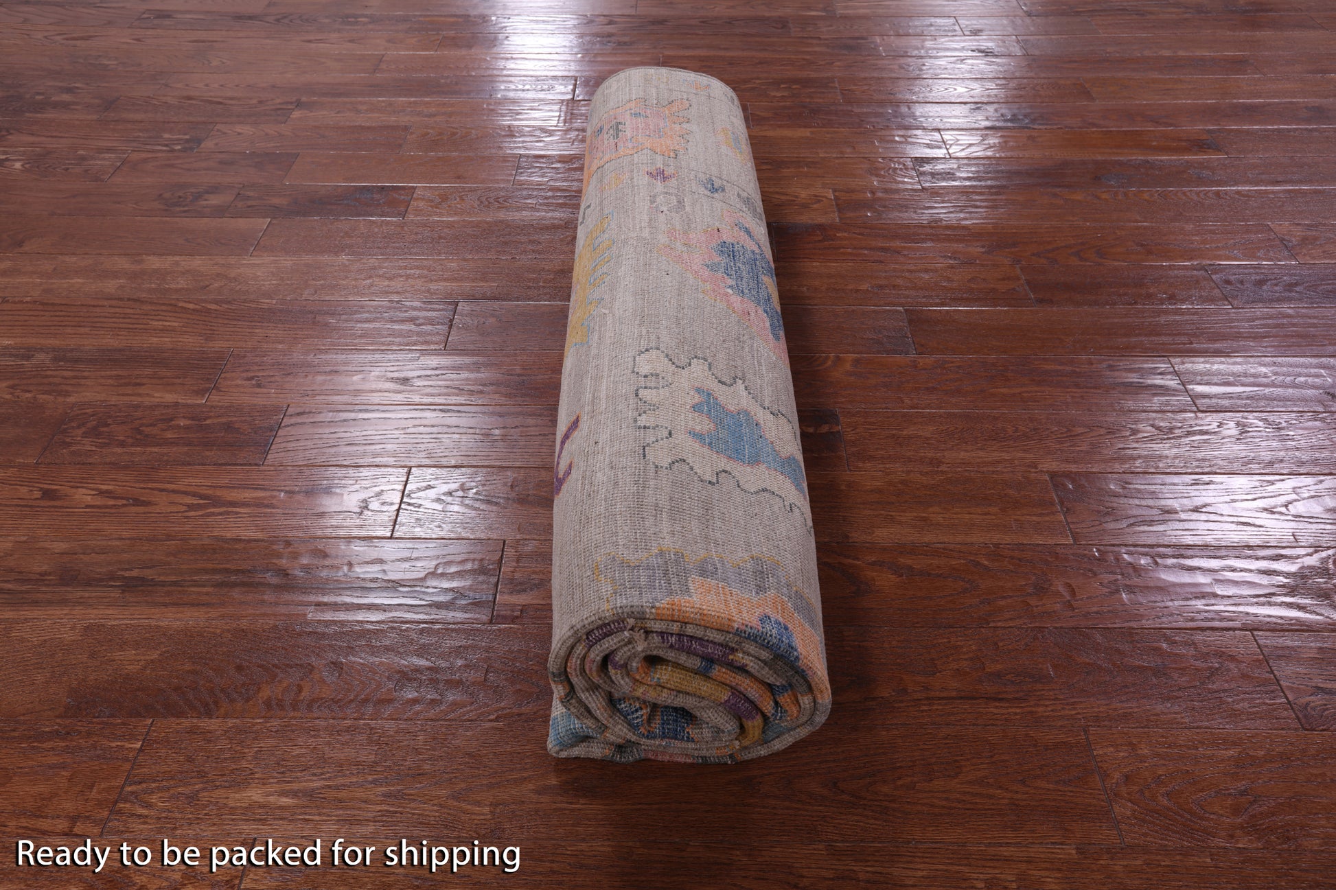 Turkish Oushak Handmade Wool Rug - 8' 2" X 9' 7" - Golden Nile