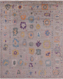 Turkish Oushak Handmade Wool Rug - 8' 2" X 9' 7" - Golden Nile