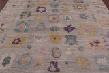 Turkish Oushak Handmade Wool Rug - 8' 2" X 9' 7" - Golden Nile