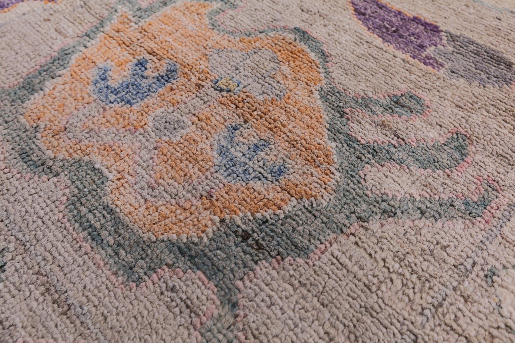 Turkish Oushak Handmade Wool Rug - 8' 2" X 9' 7" - Golden Nile