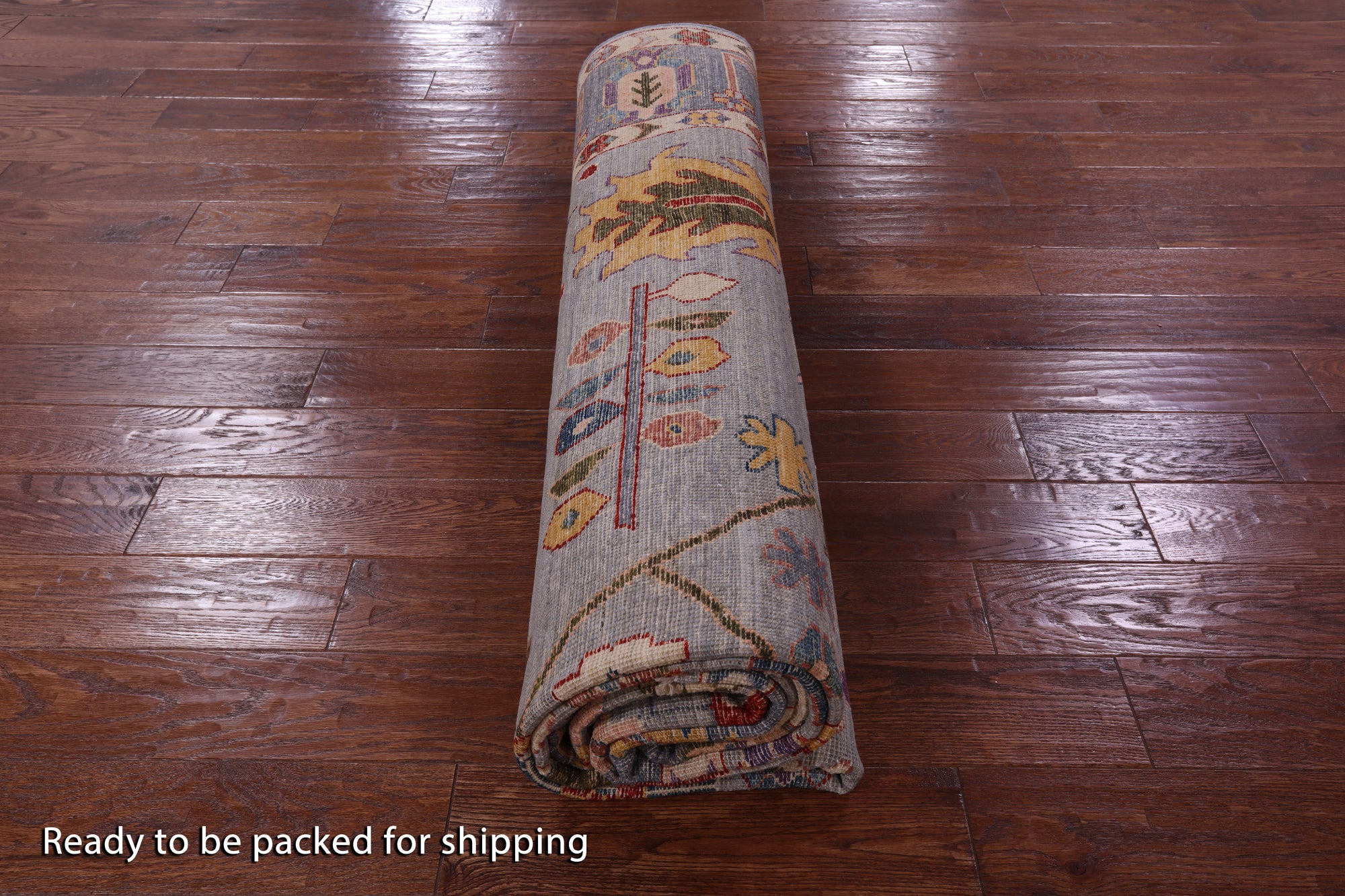 Turkish Oushak Handmade Wool Rug - 8' 10" X 11' 9" - Golden Nile