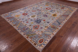 Turkish Oushak Handmade Wool Rug - 8' 10" X 11' 9" - Golden Nile