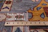 Turkish Oushak Handmade Wool Rug - 8' 10" X 11' 9" - Golden Nile