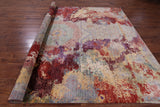 Geometric Persian Mamluk Hand Knotted Wool Rug - 9' 4" X 11' 8" - Golden Nile