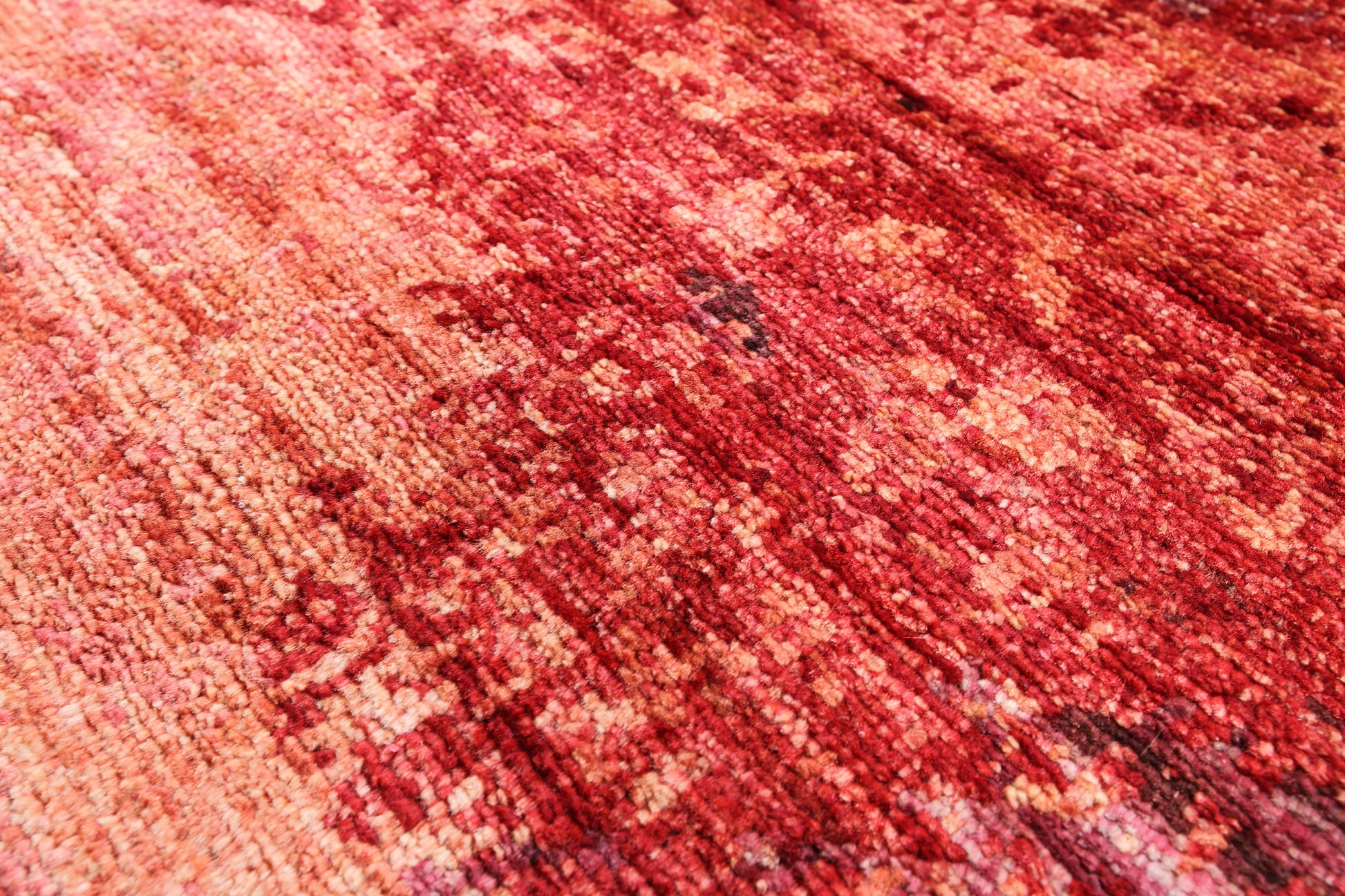 Asbtract Modern Mamluk Hand Knotted Wool Rug - 9' 9" X 12' 9" - Golden Nile