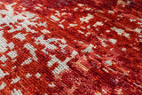 Abstract Modern Mamluk Hand Knotted Wool Rug - 8' 4" X 12' 6" - Golden Nile