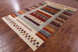 Tribal Persian Gabbeh Hand Knotted Wool Rug - 6' 6" X 9' 11" - Golden Nile