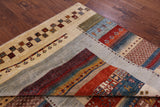 Tribal Persian Gabbeh Hand Knotted Wool Rug - 6' 6" X 9' 11" - Golden Nile