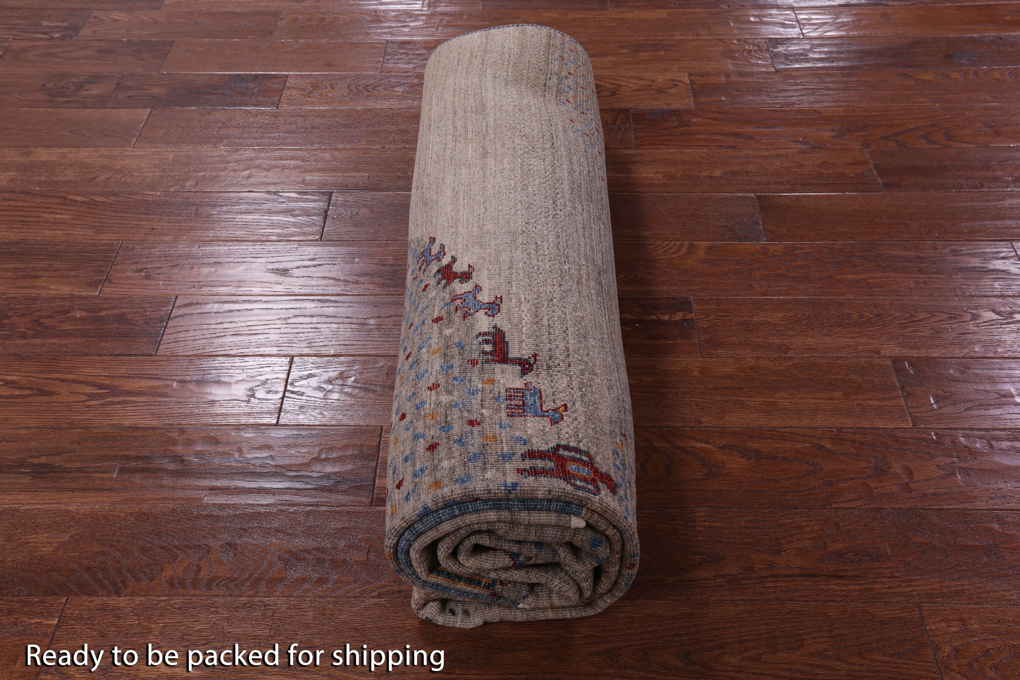 Persian Gabbeh Hand Knotted Wool Rug - 6' 7" X 9' 7" - Golden Nile