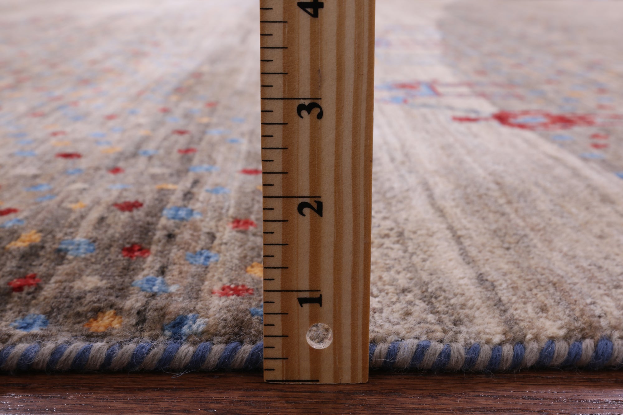 Persian Gabbeh Hand Knotted Wool Rug - 6' 7" X 9' 7" - Golden Nile