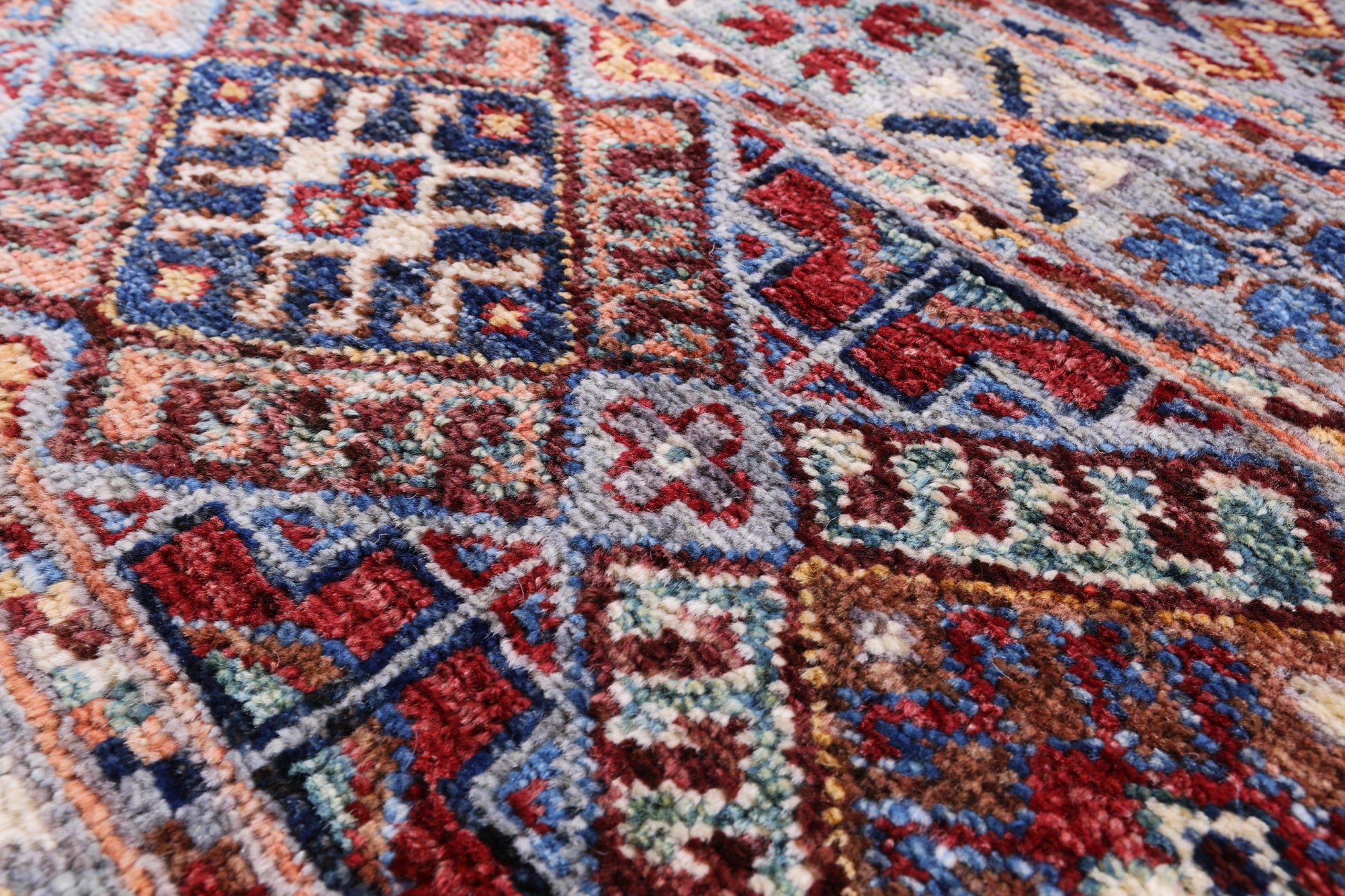 Khorjin Persian Gabbeh Handmade Wool Rug - 5' 8" X 7' 9" - Golden Nile