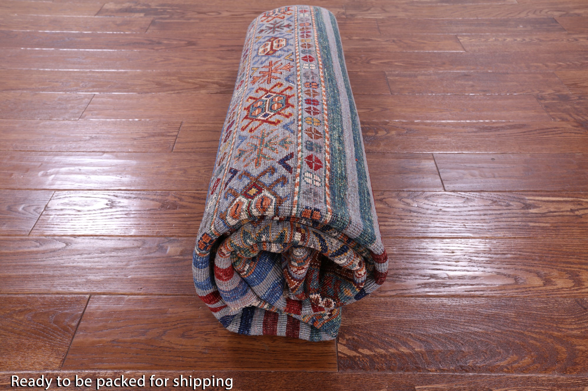 Khorjin Persian Gabbeh Handmade Wool Rug - 5' 8" X 7' 9" - Golden Nile