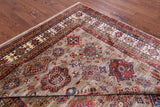 Super Kazak Hand Knotted Wool Rug - 9' 2" X 11' 11" - Golden Nile
