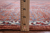 Geometric Persian Mamluk Hand Knotted Wool Rug - 8' 4" X 10' 1" - Golden Nile
