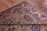 Super Kazak Hand Knotted Wool Rug - 8' 4" X 9' 9" - Golden Nile