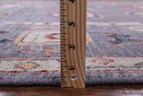 Grey Turkish Oushak Hand Knotted Wool Rug - 7' 10" X 9' 10" - Golden Nile