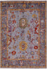 Turkish Oushak Hand Knotted Wool Rug - 5' 9" X 8' 1" - Golden Nile