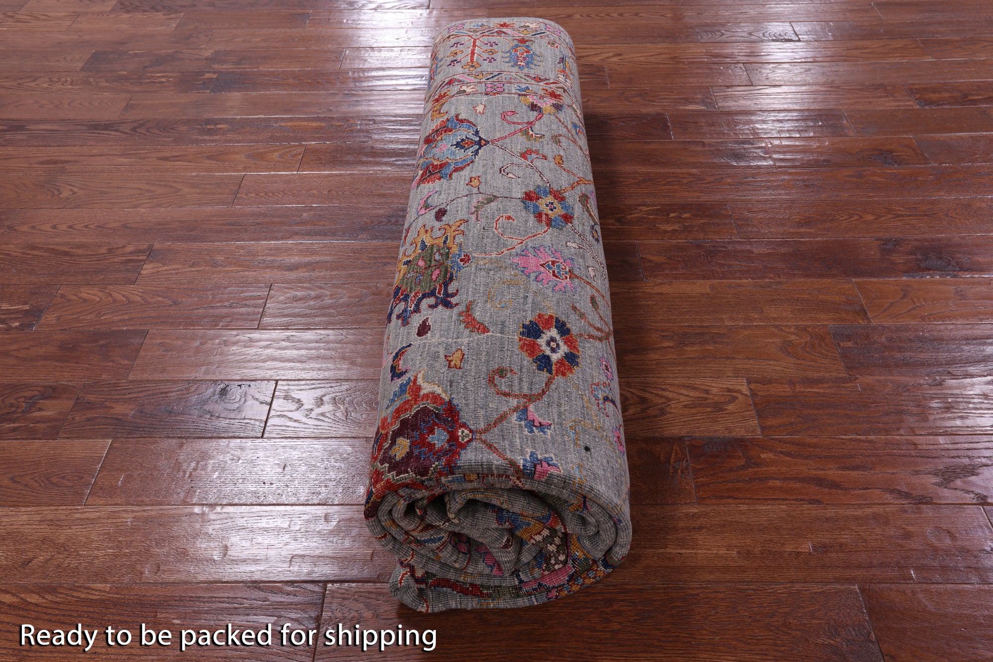 Peshawar Hand Knotted Wool Rug - 8' 11" X 11' 7" - Golden Nile