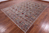 Peshawar Hand Knotted Wool Rug - 8' 11" X 11' 7" - Golden Nile