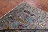 Turkmen Ersari Hand Knotted Wool Rug - 5' 9" X 8' 0" - Golden Nile