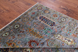 Turkmen Ersari Hand Knotted Wool Rug - 5' 9" X 8' 0" - Golden Nile