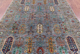 Turkmen Ersari Hand Knotted Wool Rug - 5' 9" X 8' 0" - Golden Nile
