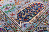 Turkmen Ersari Handmade Wool Rug - 5' 9" X 8' 0" - Golden Nile