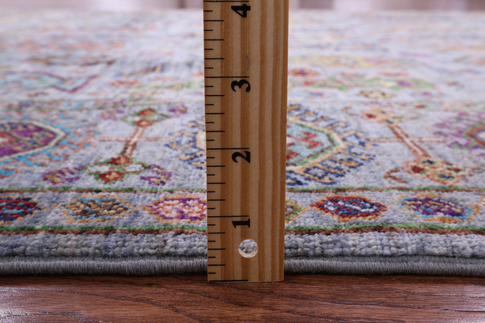 Turkmen Ersari Handmade Wool Rug - 5' 9" X 8' 0" - Golden Nile