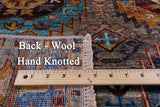 Turkmen Ersari Handmade Wool Rug - 5' 1" X 6' 9" - Golden Nile