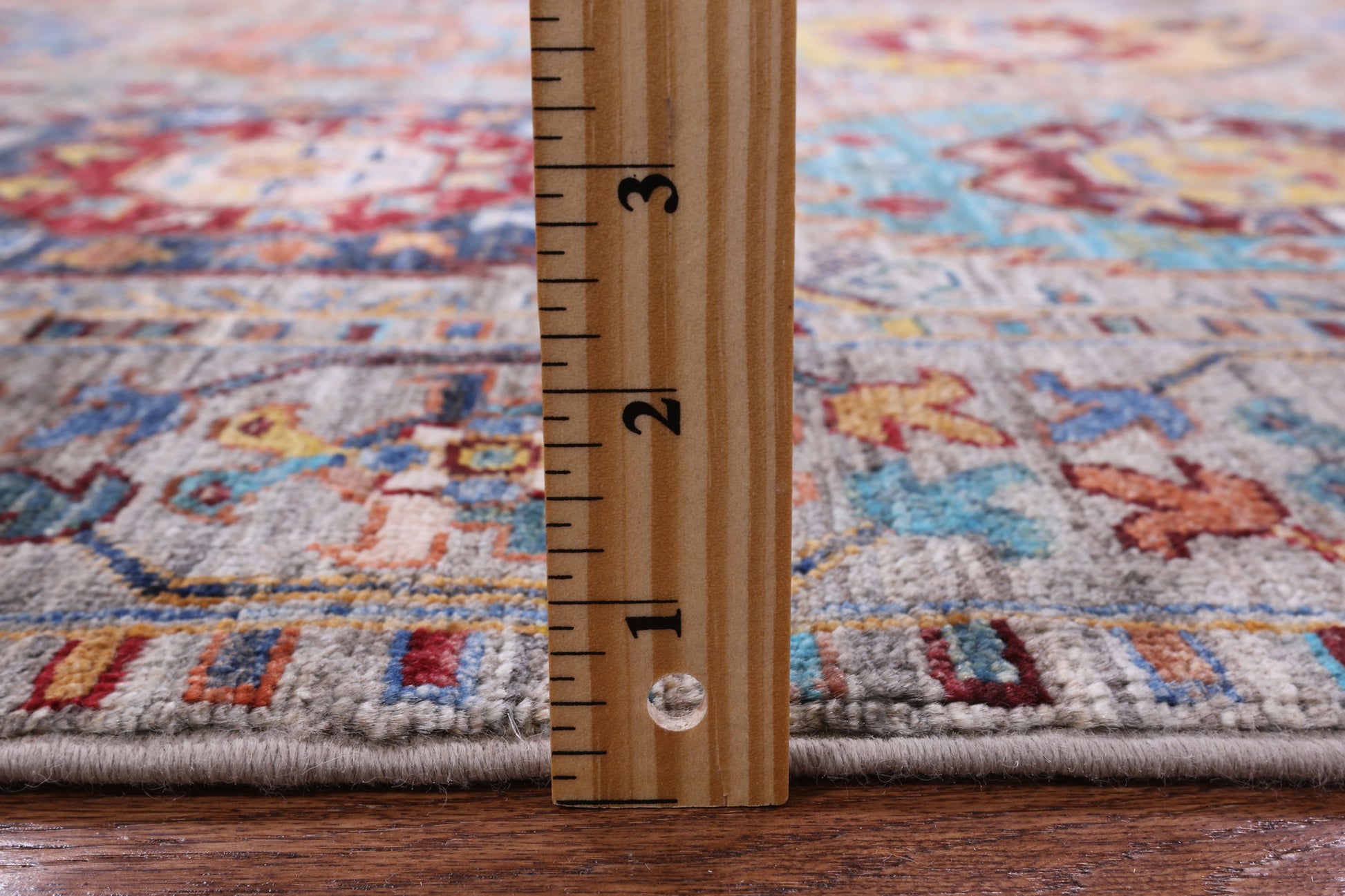 Turkmen Ersari Handmade Wool Rug - 5' 1" X 6' 9" - Golden Nile